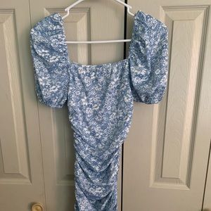 Floral Cinched Dress